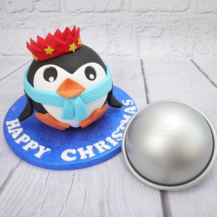 Premium Vector | Cute penguin birthday with colorful balloon