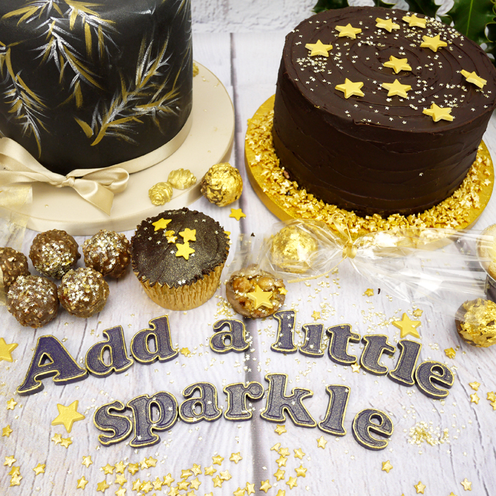 Natural Vegan Gold Cake Sprinkles - Golden Edible sprinkles - Cupcake  Toppers - Gold Sprinkle Mix Metallic Sprinkles vegan Cake decorations