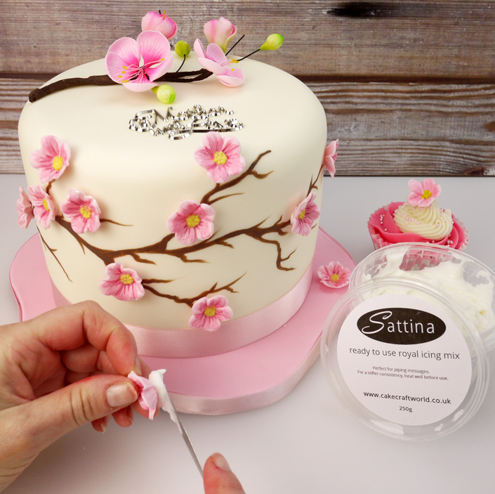 Vanilla] Cherry Blossom Cake for my birthday! : r/cake