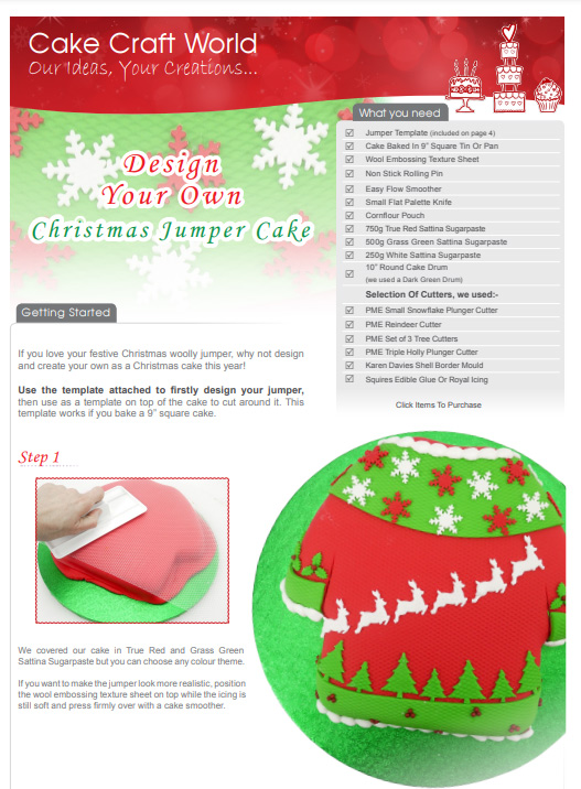Christmas Jumper Cupcakes | Christmas Cupcakes | The Cake Store