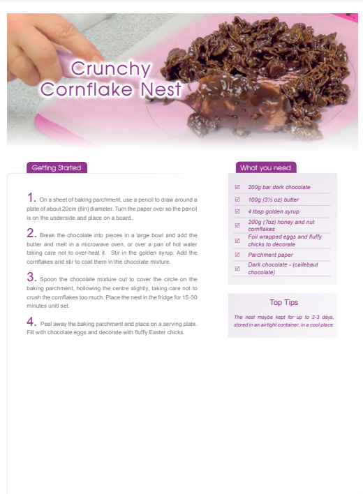 How To Make An Easter Chocolate Cornflake Nest