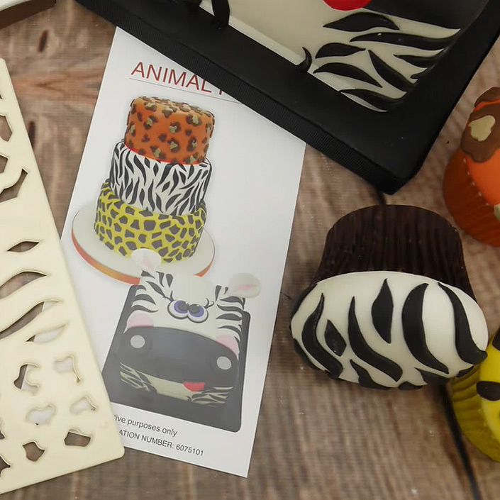 How To Create Easy Animal Print Designs For Cakes Cupcakes